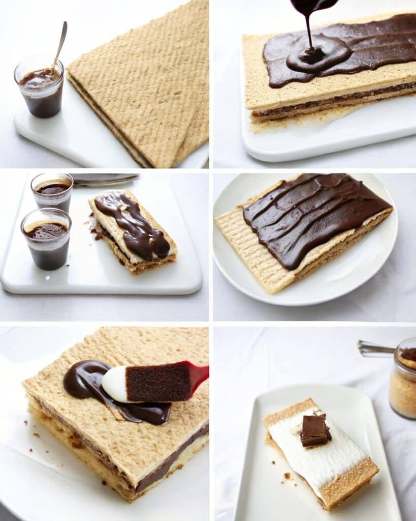 opera cake layering