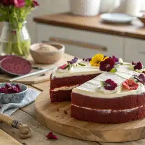 Vegan Red Velvet Cake with Beetroot – Naturally Moist & Colorful 7 Vegan Red Velvet Cake with Beetroot