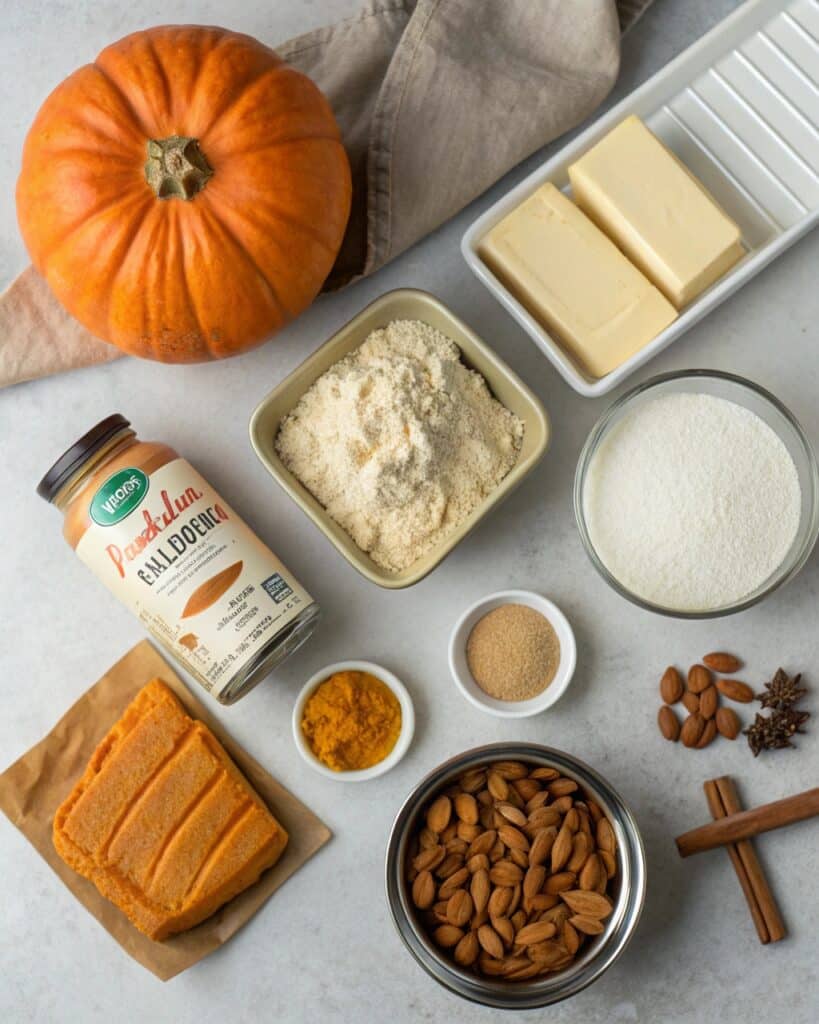 Vegan Pumpkin Dump Cake Ingredients