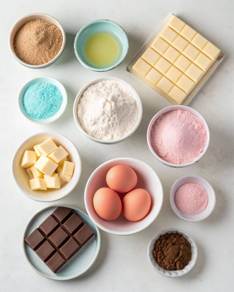 Labubu cake baking ingredients