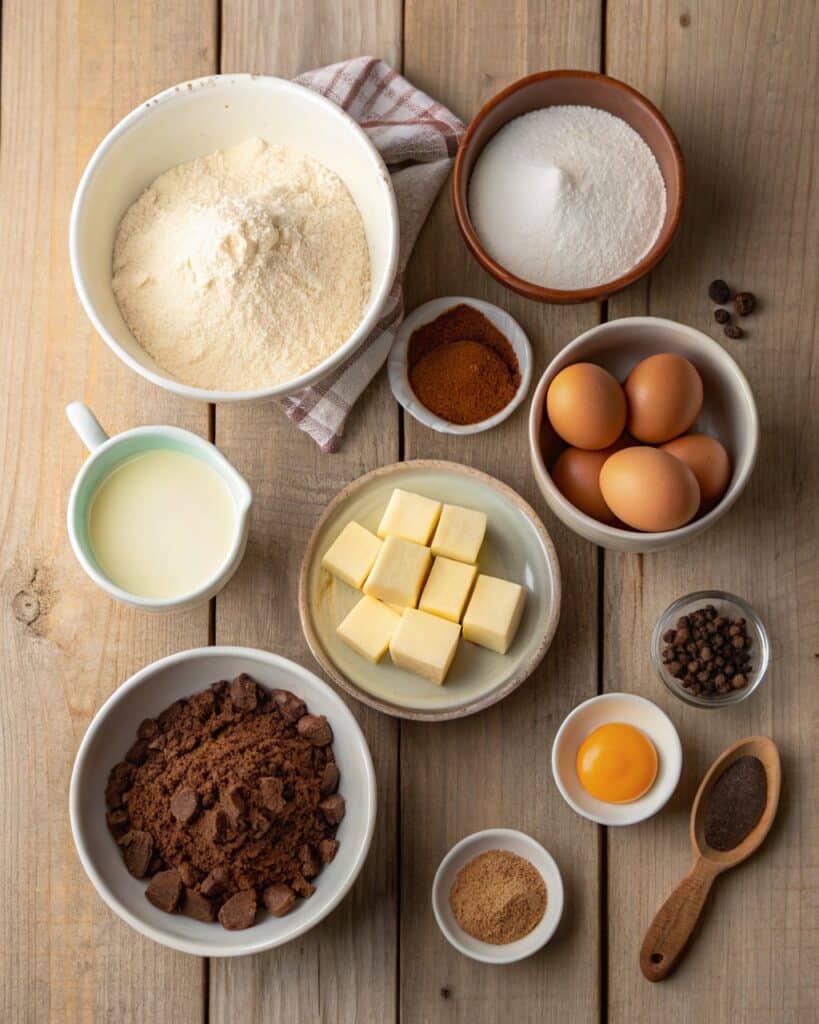 bake chocolate cake for Labubu