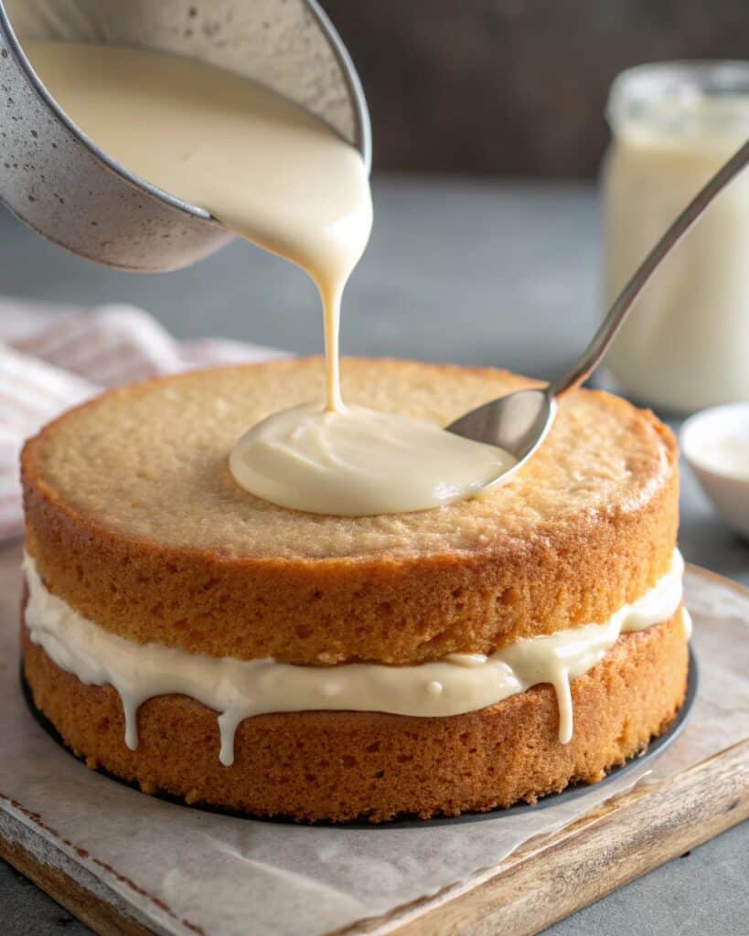baking vegan sponge cake