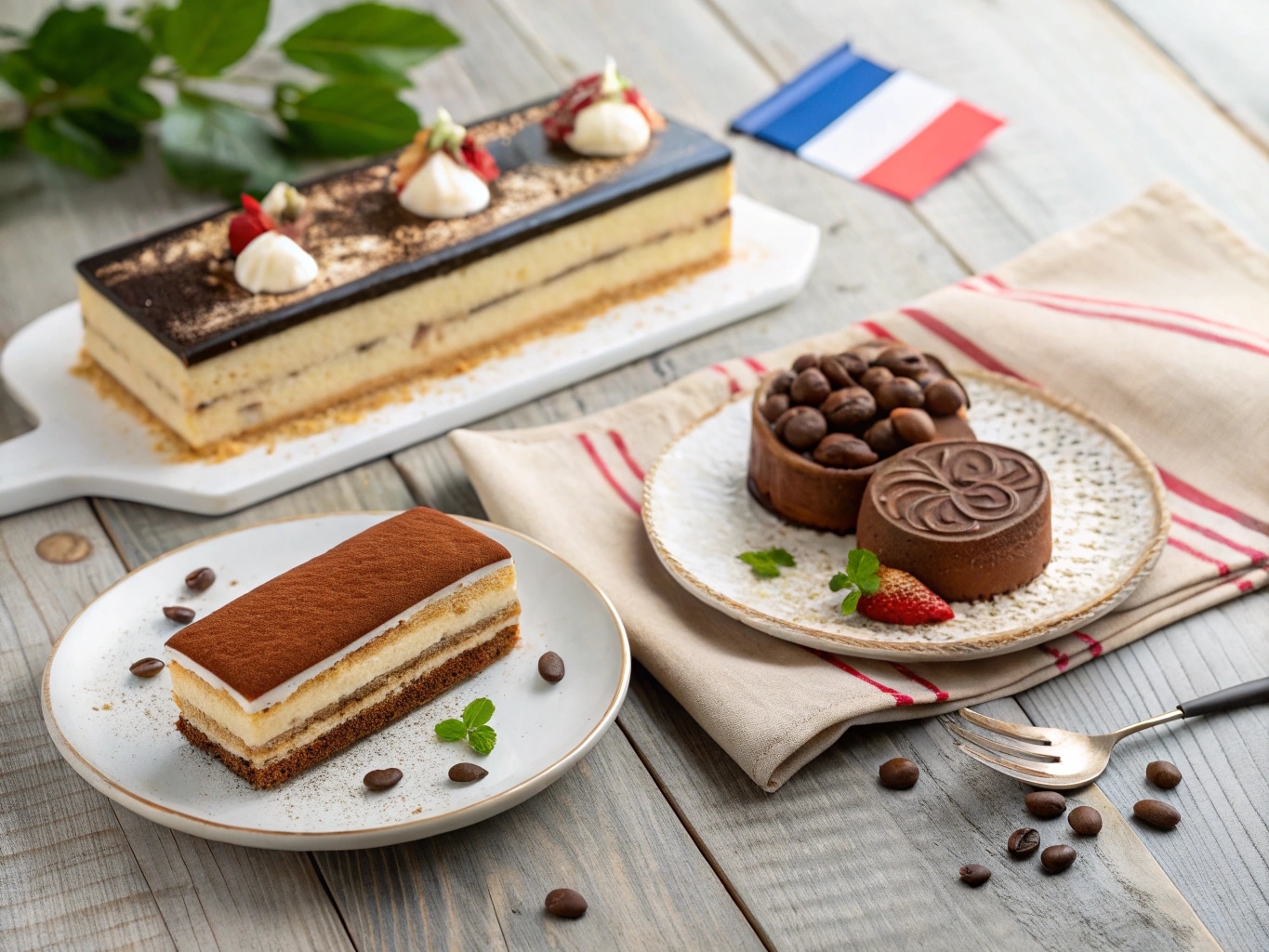 opera cake vs tiramisu comparison