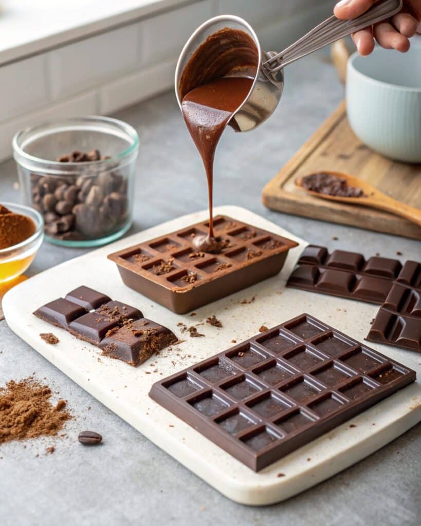 Tempering Chocolate for Dubai Bar