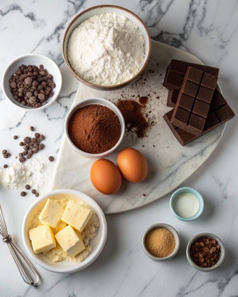 ingredients for black cocoa cake recipe