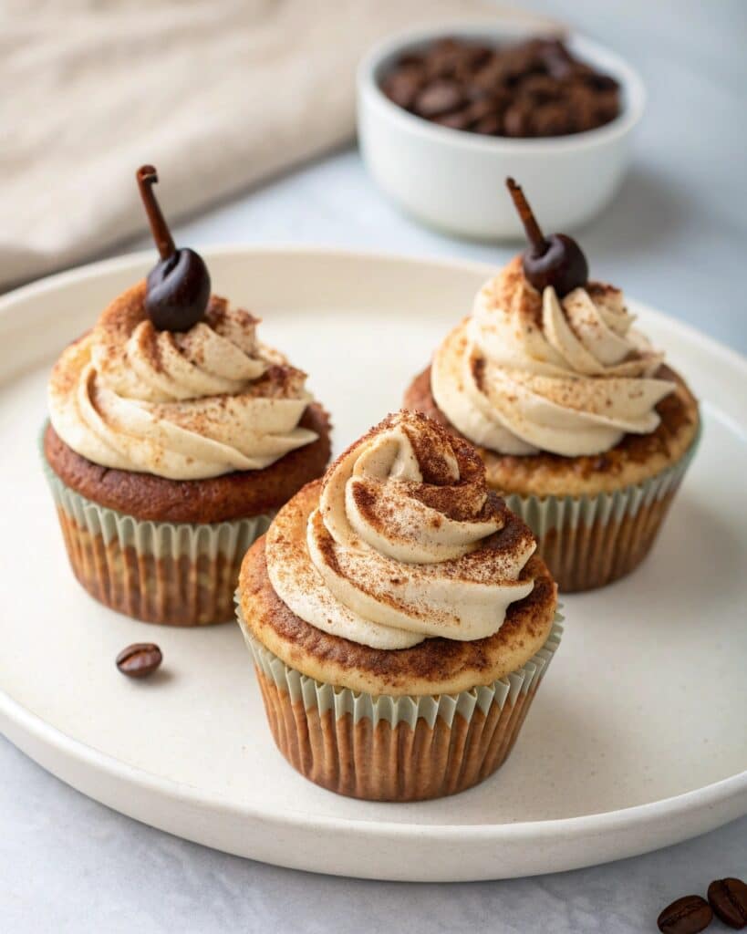 tiramisu cupcake variations vegan and gluten-free