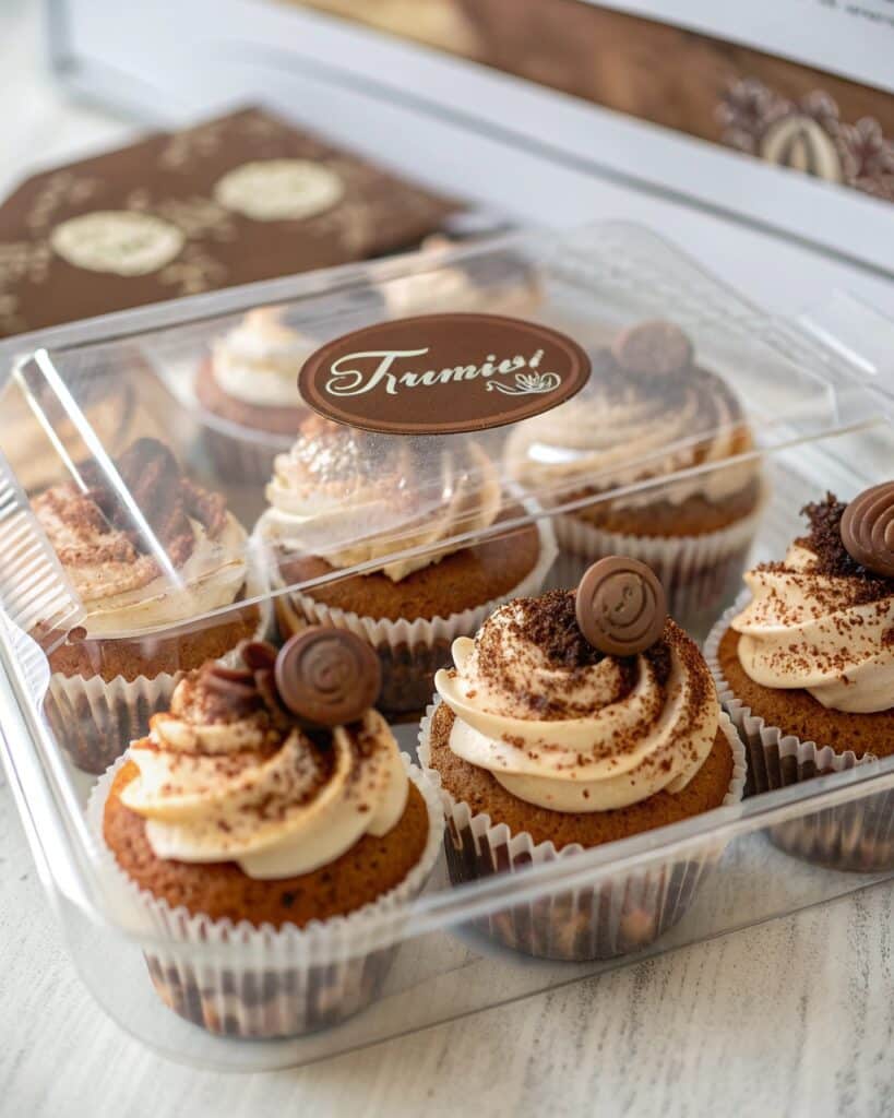 storing tiramisu cupcakes for freshness
