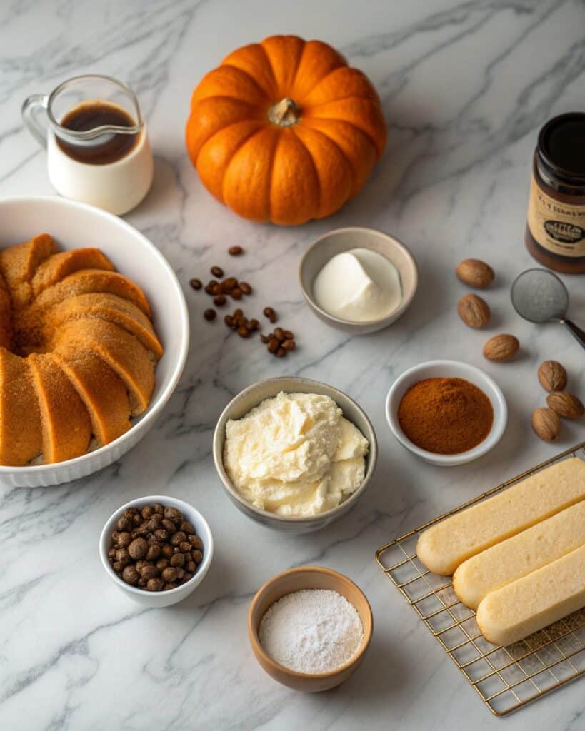 Pumpkin Tiramisu Bundt Cake