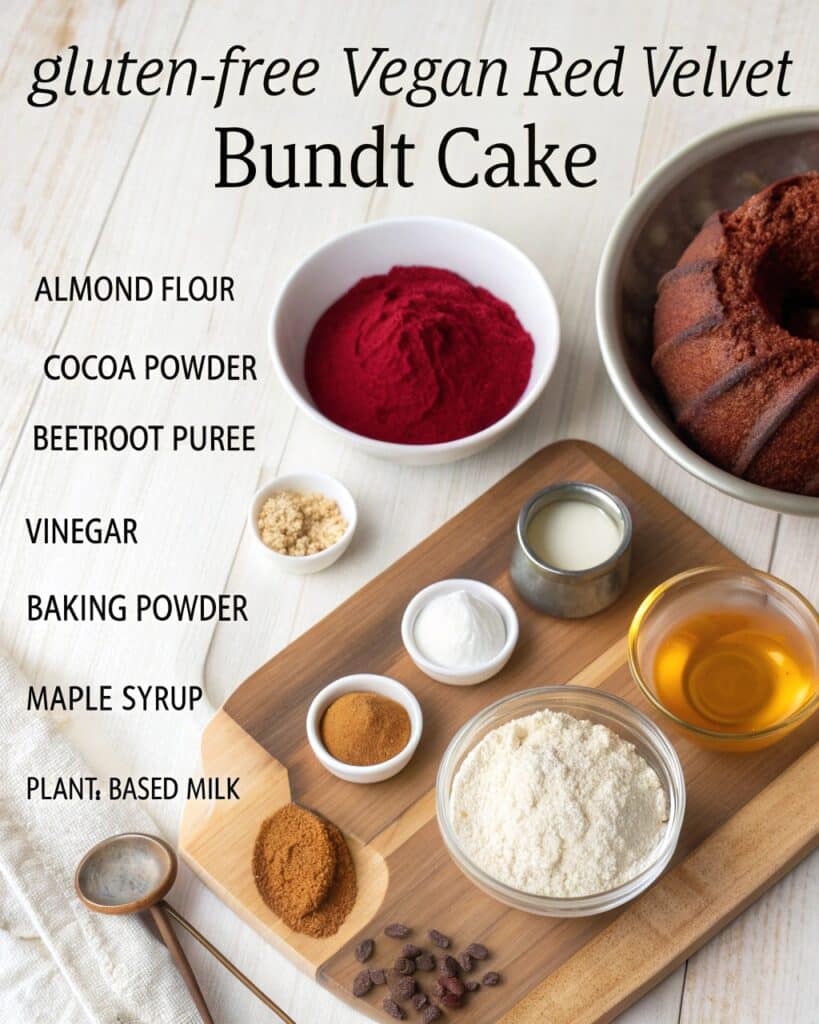 Gluten-free Vegan Red Velvet Bundt Cake ingredient