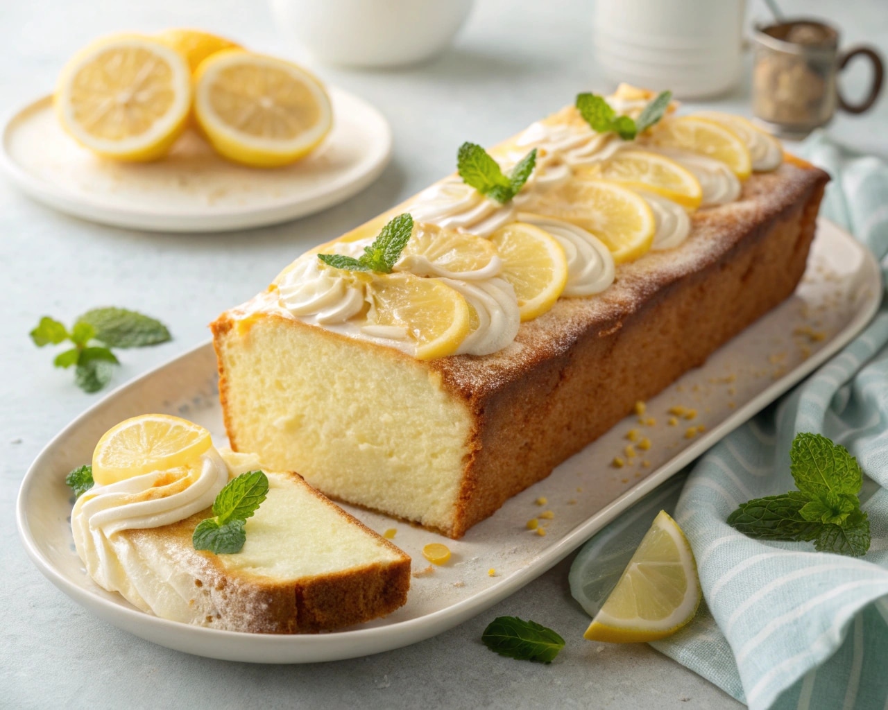lemon ricotta pound cake