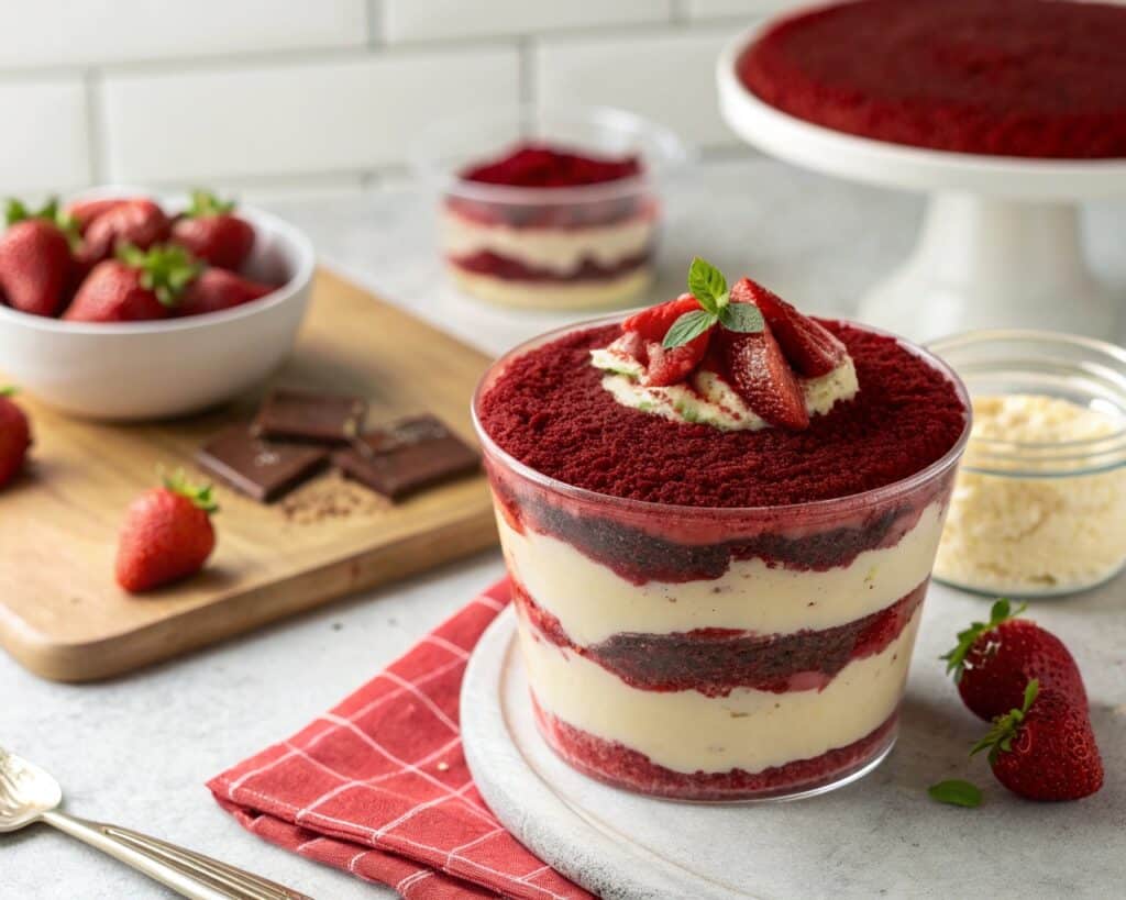 Red Velvet Tiramisu Cups: A Delectable Twist on a Classic
