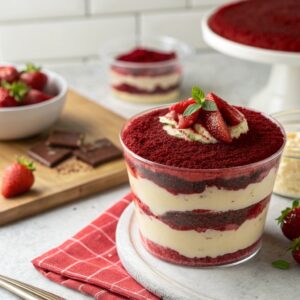 Red Velvet Tiramisu Cups: A Delectable Twist on a Classic