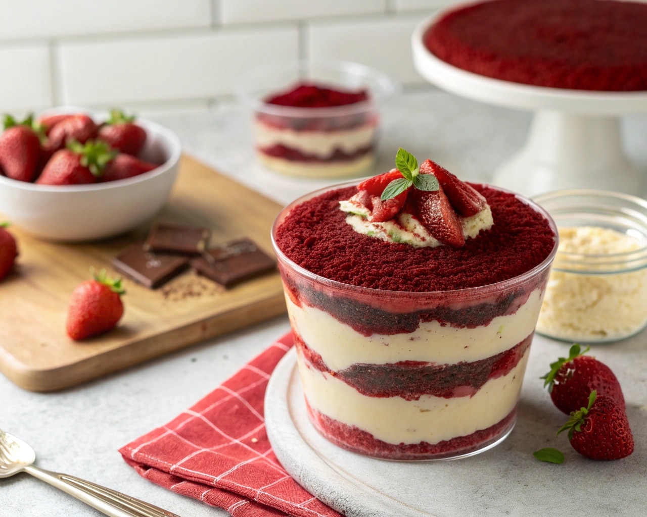 Red Velvet Tiramisu Cups: A Delectable Twist on a Classic