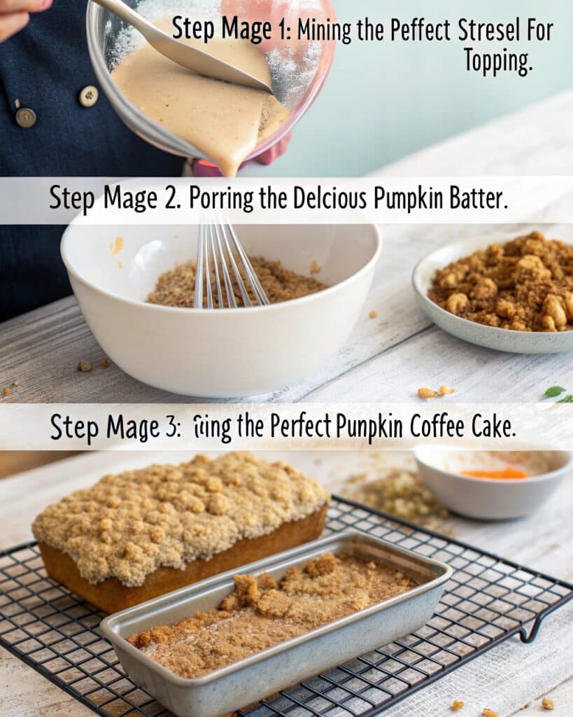 step image 1 mixing streusel ingredients in a bow