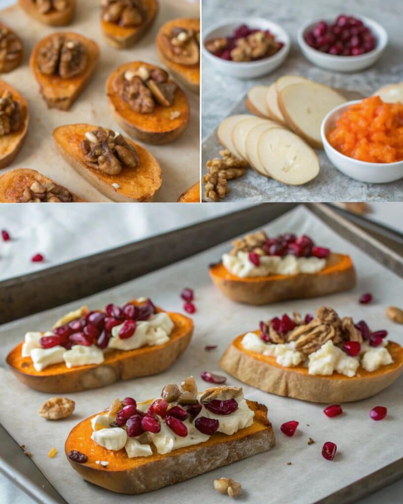 first step sweet potato rounds on parchment paper