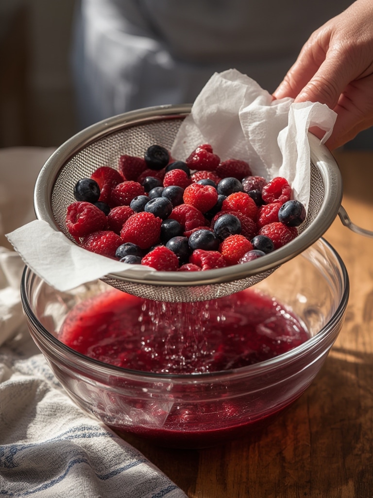 Berry Chantilly Cake - cooking process