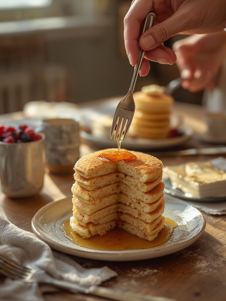 Cloud-Cake Pancake Mashups - serving suggestion