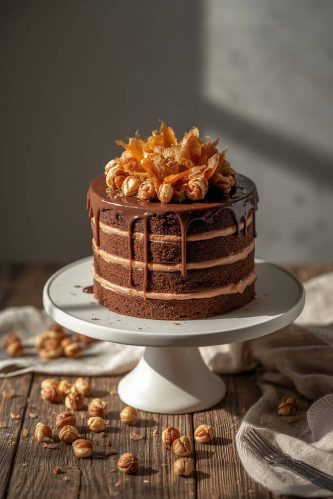 hazelnut chocolate cake