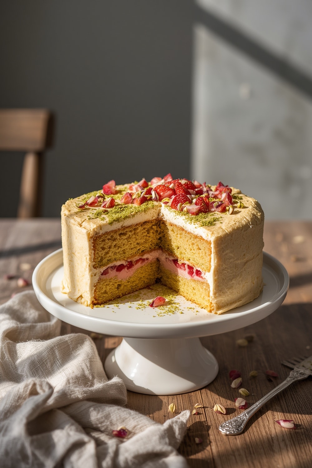 Smitten Kitchen Strawberry Cake: Delicious 50-Minute Recipe For Summer Parties 2 smitten kitchen strawberry cake - finished dish presentation