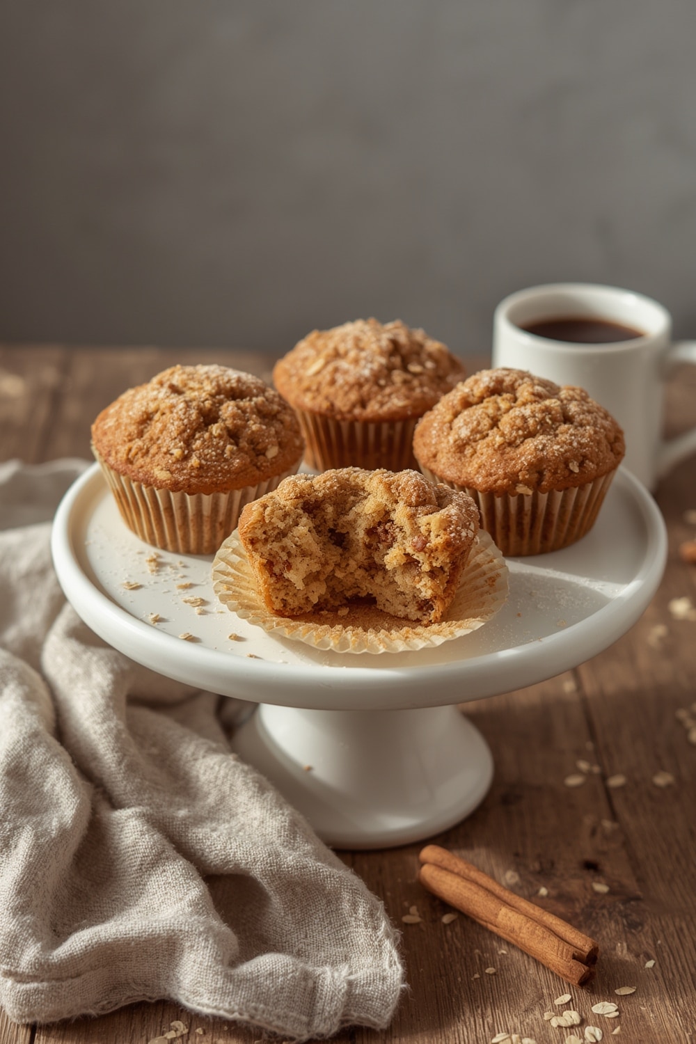 vegan coffee cake muffins