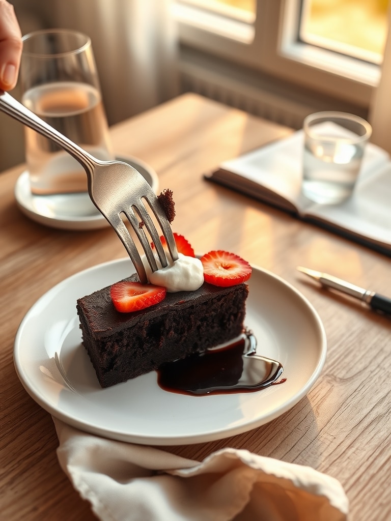chocolate cake under 200 calories