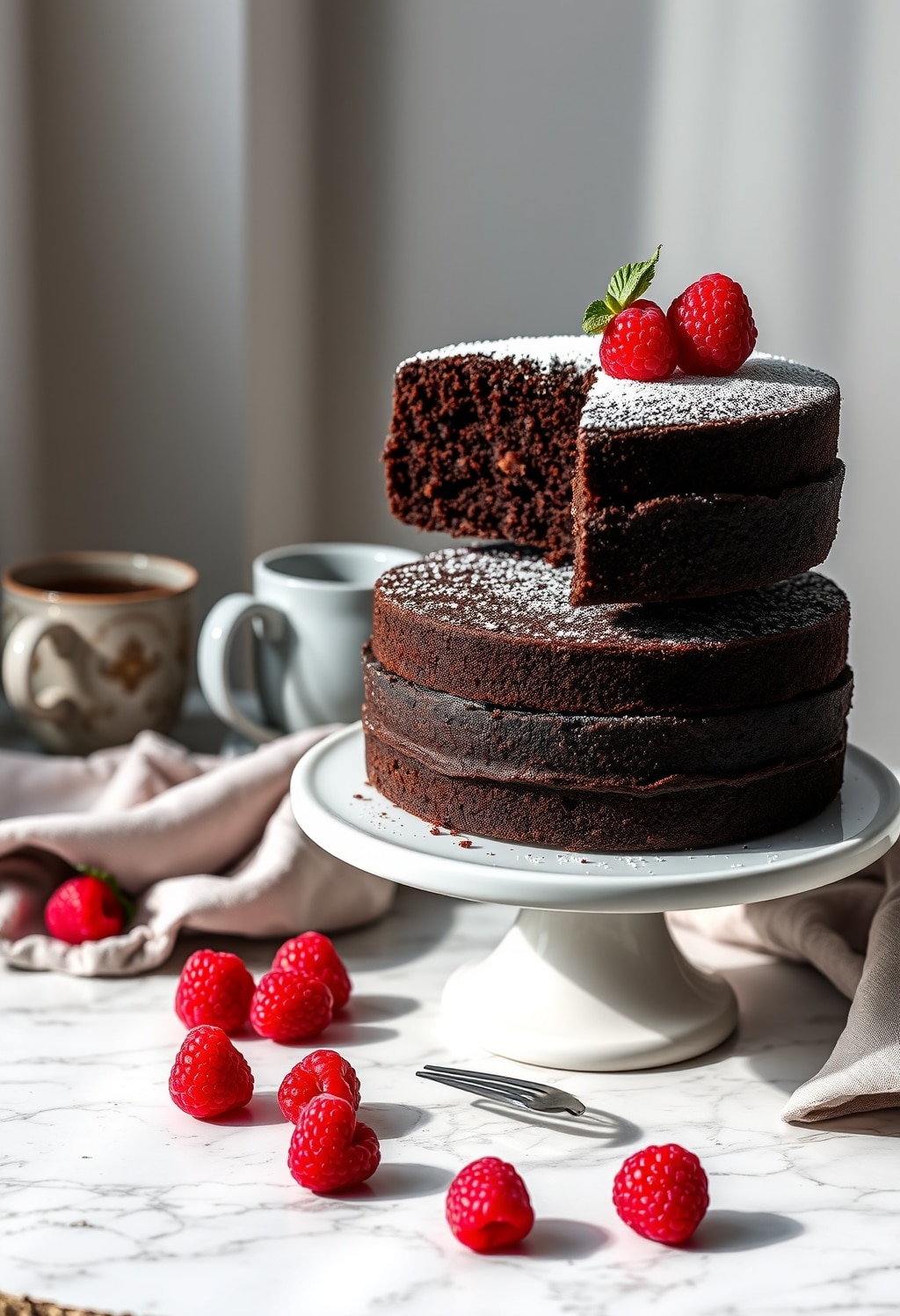 Chocolate Cake Under 200 Calories: Best 40-Minute Homemade Recipe for Guilt-Free Indulgence 8 chocolate cake under 200 calories - finished dish presentation