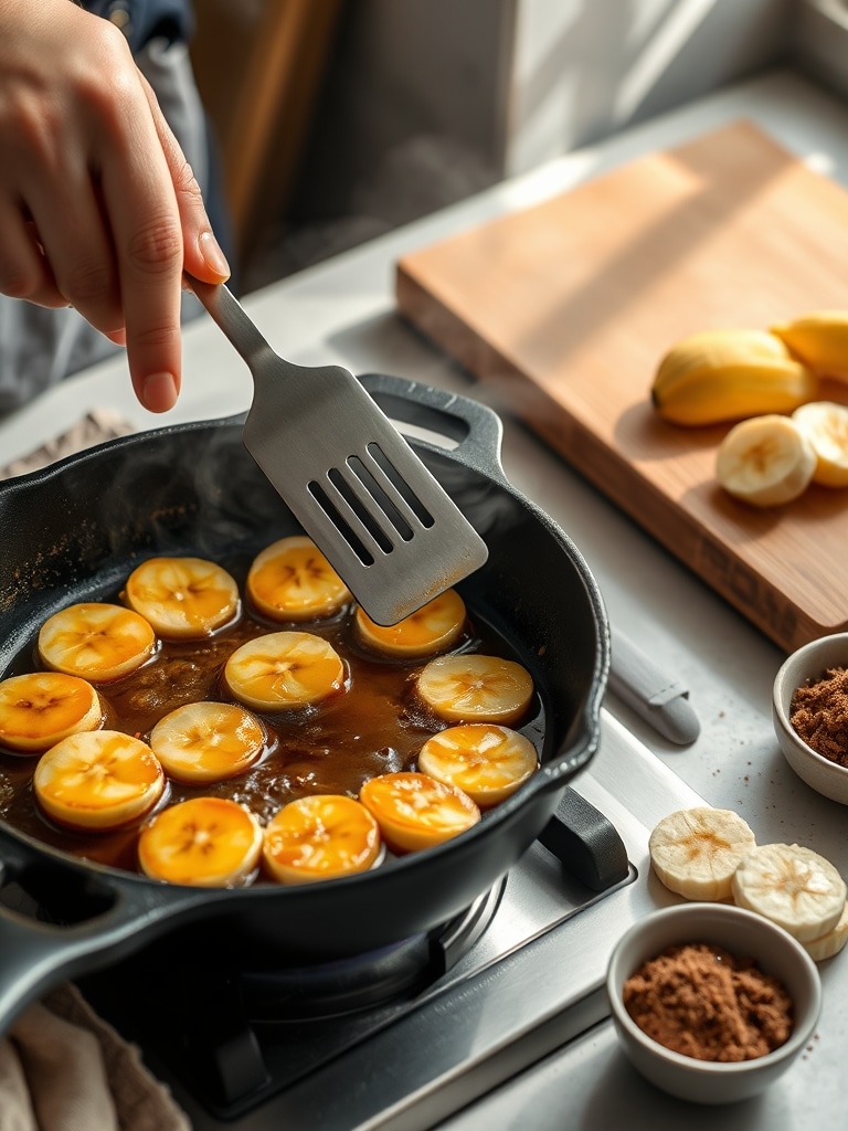 Chocolate Caramelized Banana Cake: The Best 65-Minute Recipe For Cozy Family Celebrations 9 chocolate caramelized banana cake - cooking process