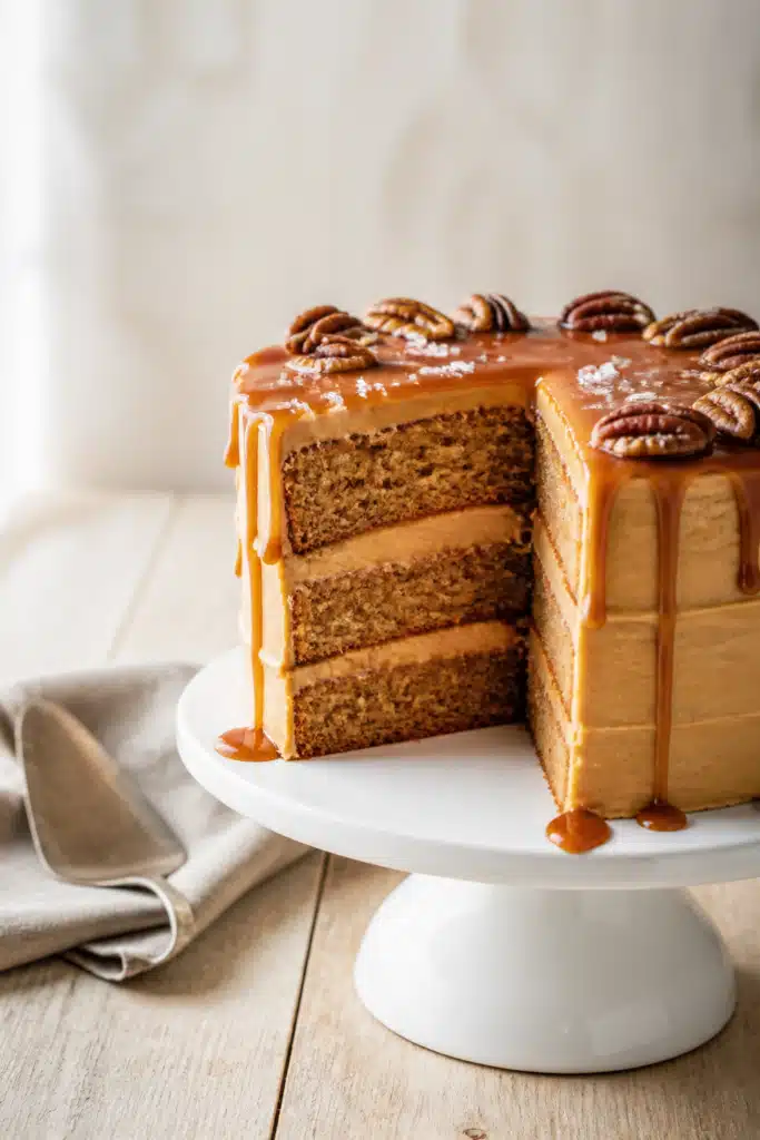 salted caramel cake recipe