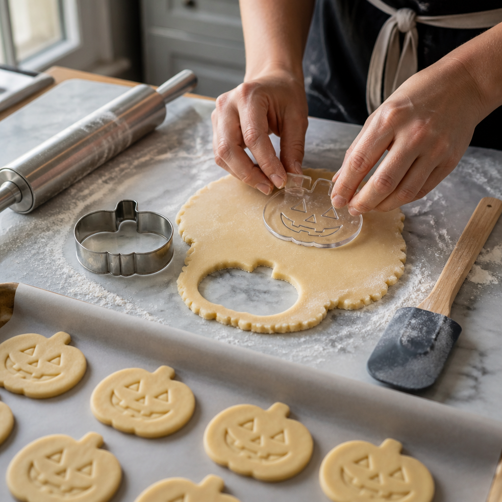 Halloween Cookies: Easy 20-Minute Recipe That Kids Love 2 halloween cookies - cooking process