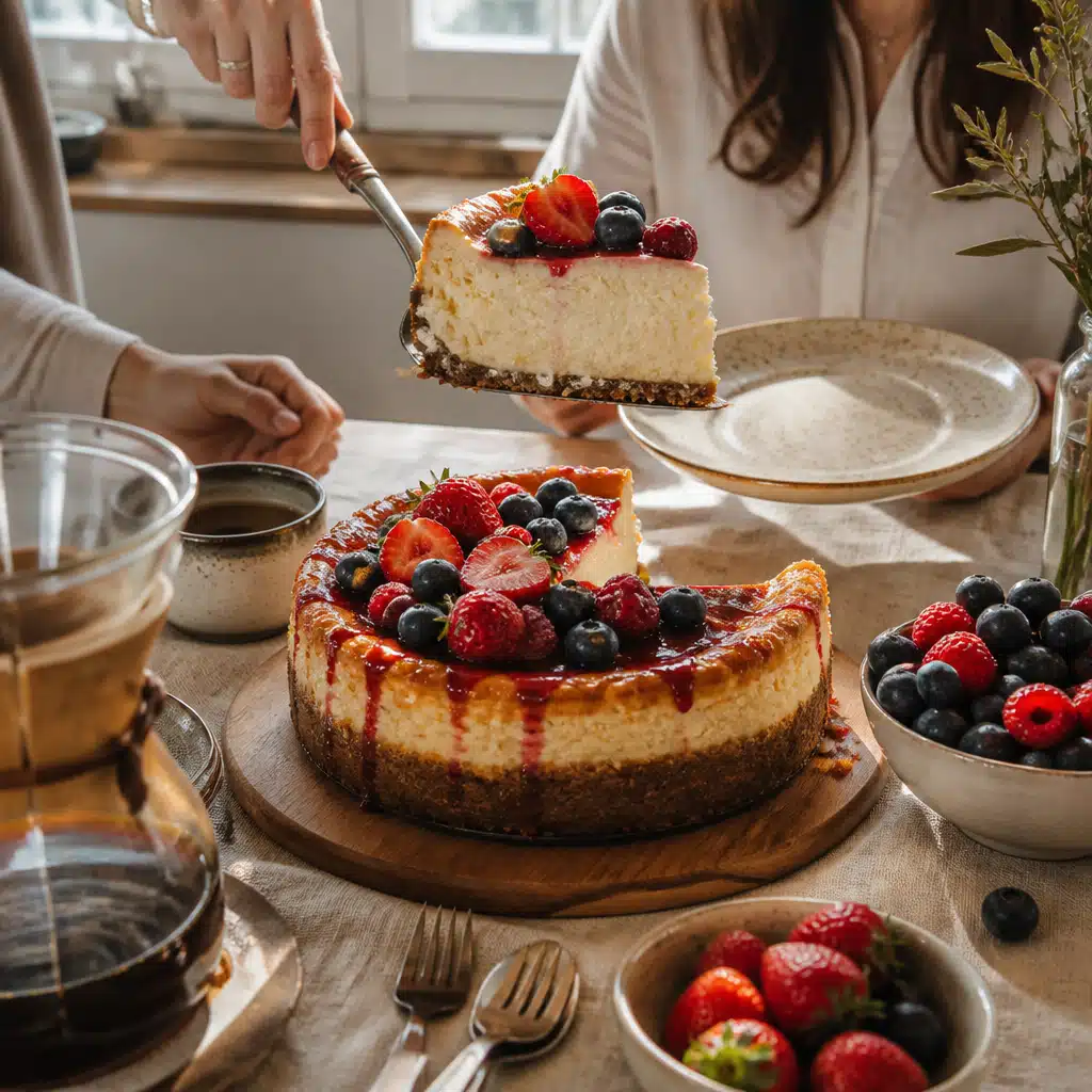 Cottage Cheese Cake Recipe: Easy Homemade 1-Hour Recipe For Busy Weeknights 4 cottage cheese cake recipe - serving suggestion