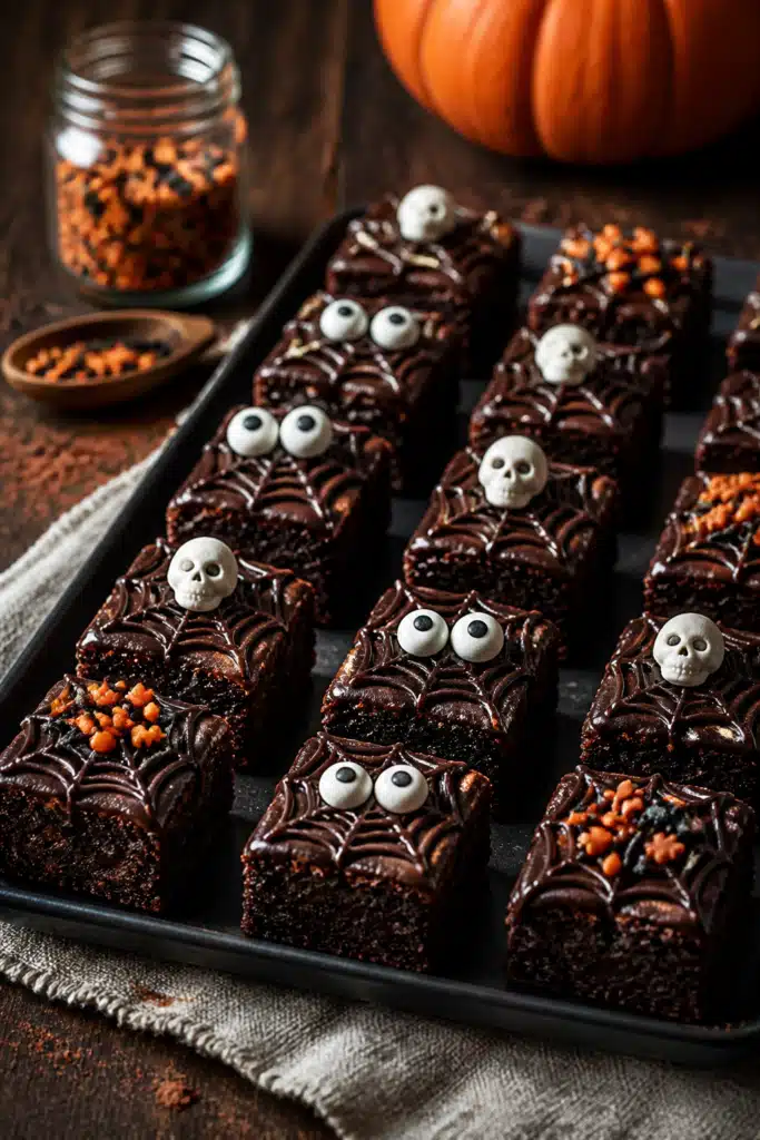 Halloween Brownie Bites