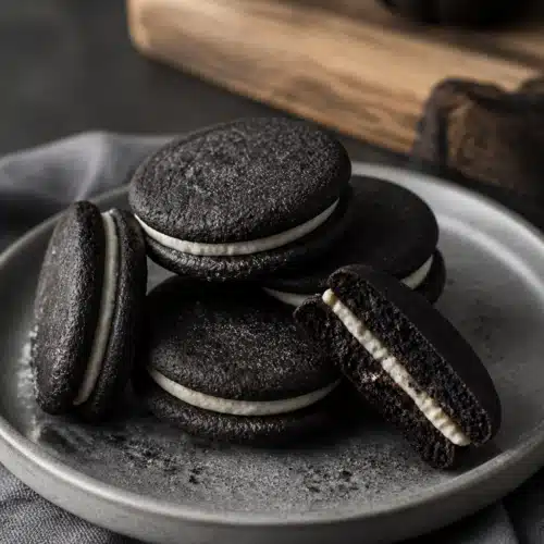Black Cocoa Halloween Cookies