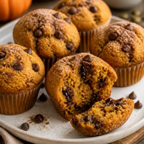 Pumpkin Chocolate Chip Muffins