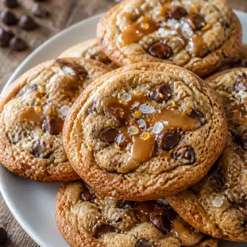 Salted Caramel Chocolate Chip Cookies: Delicious 45-Minute Recipe For Busy Weeknights 2 Salted Caramel Chocolate Chip Cookies