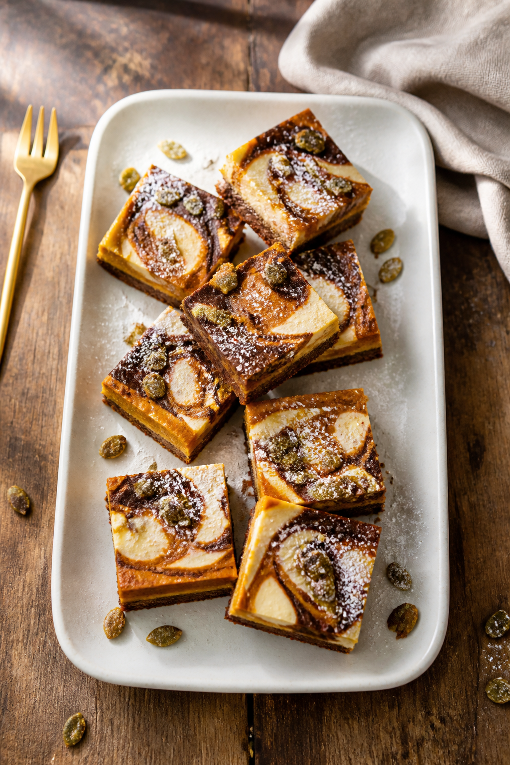 Chocolate Cream Cheese Pumpkin Bars