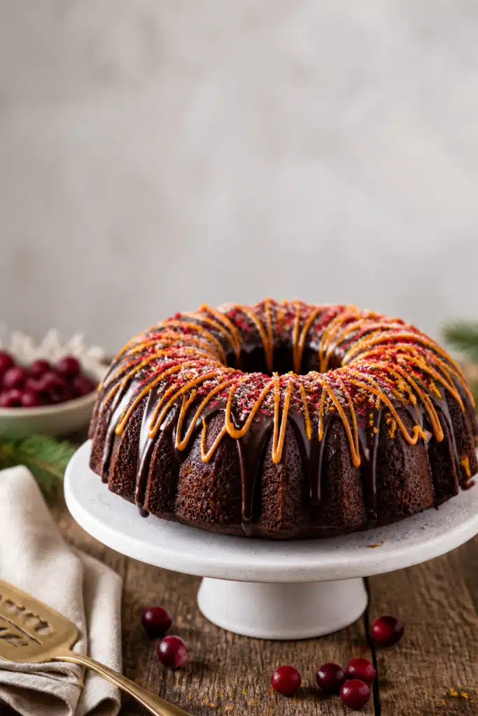 Christmas Chocolate Bundt Cake