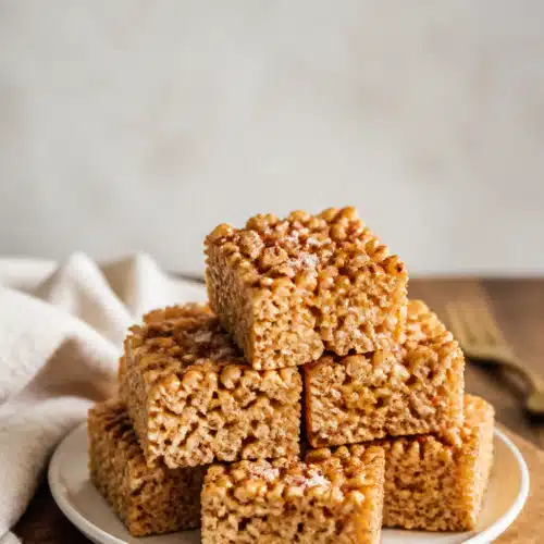 Maple Cinnamon Rice Krispie Treats