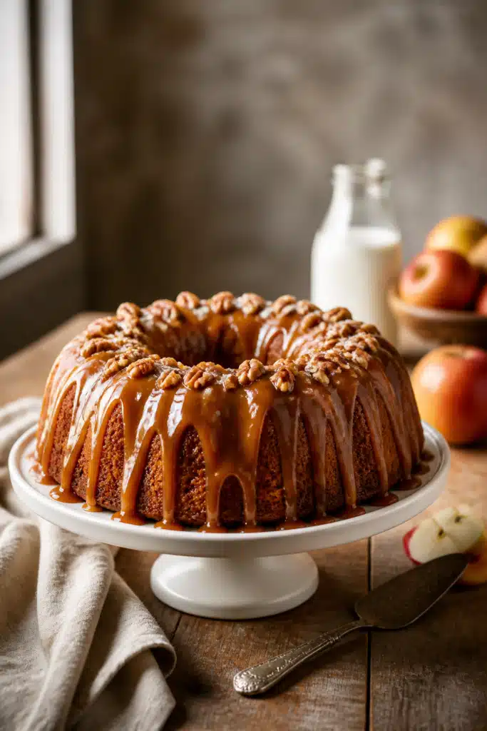 Apple Pecan Cake