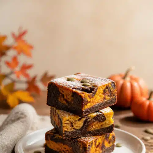 Pumpkin Cheesecake Brownies