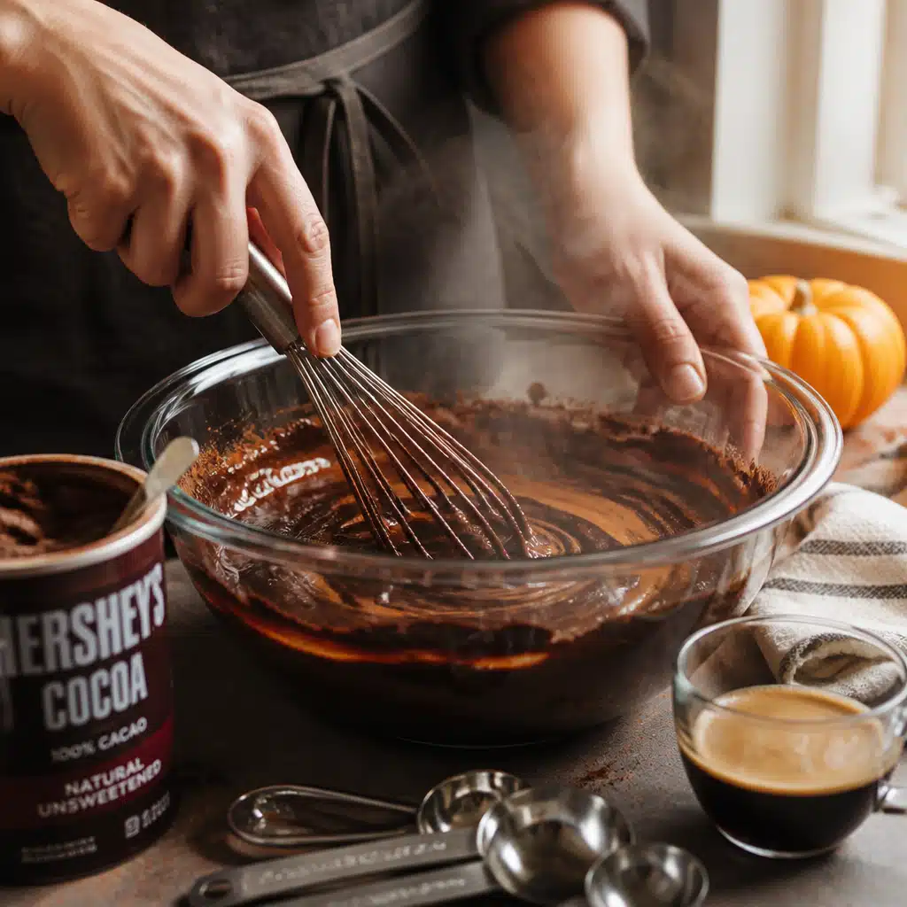 Chocolate Pumpkin Bundt Cake: Delicious 20-Minute Recipe for Fall Gatherings 3 Chocolate Pumpkin Bundt Cake - cooking process