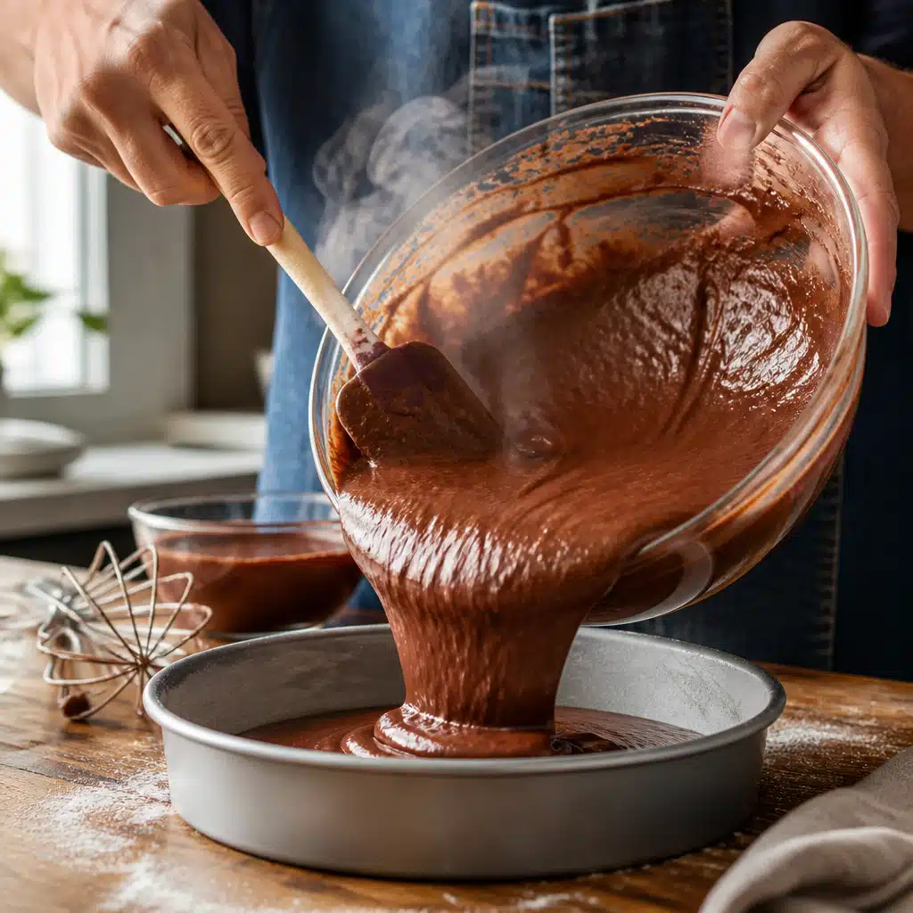 Pumpkin Espresso Chocolate Cake: Delicious 1-Hour Recipe For Cozy Fall Gatherings 3 Pumpkin Espresso Chocolate Cake - cooking process